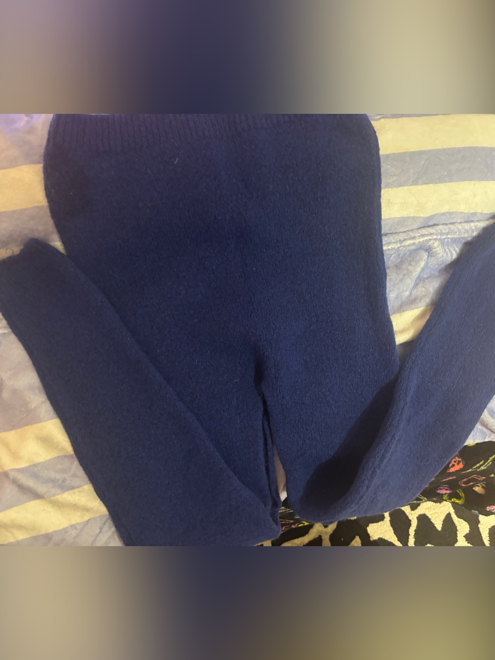 Wool blend pants
